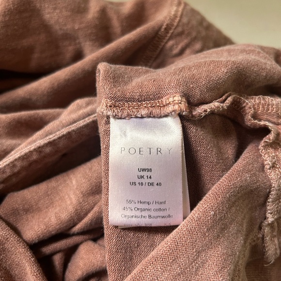 Poetry Rust Button-Up Cardigan - Picture 4 of 4